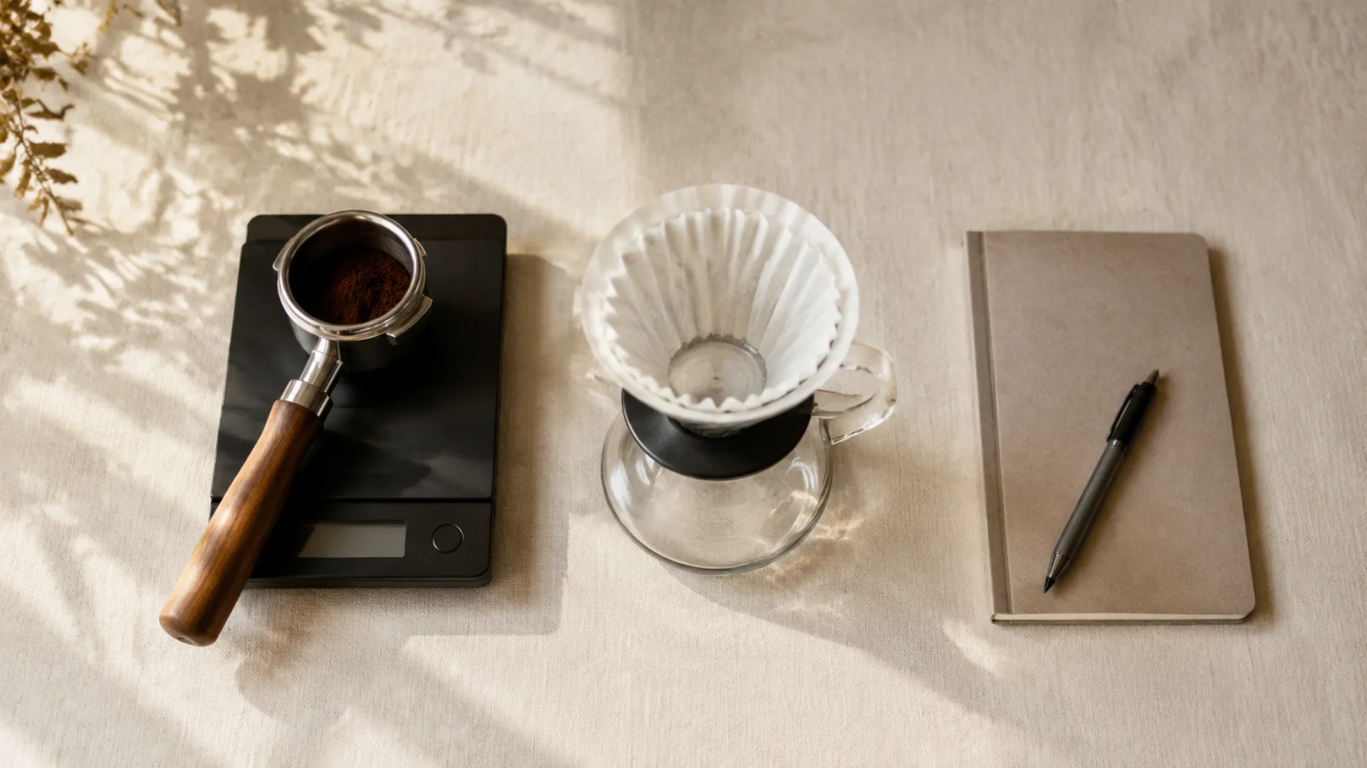 Coffee setup measurement methodology
